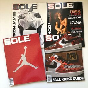 Sole Collector sneaker magazine jorda/lebron Lot of 4